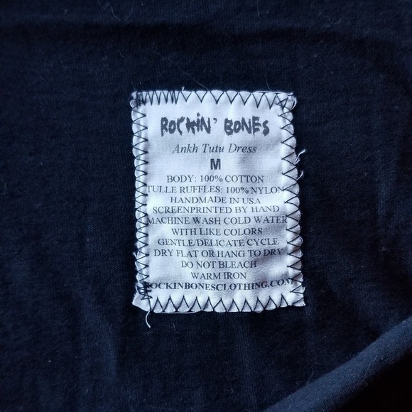 💀 Rockin Bones ankh tulle dress 💀 - Picture 2 of 3